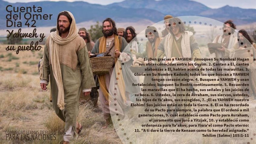 conteo de omer Día 42 (YAHWEH Y SU PUEBLO) salmo 105:1-11